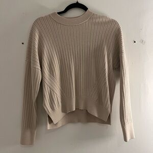 Abercrombie & Fitch Cream Women's Sweater